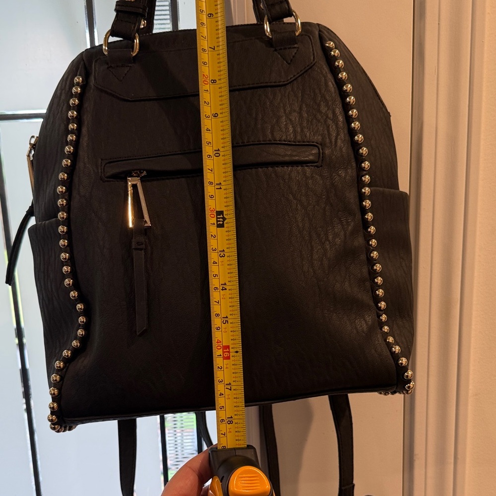Jessica Simpson Black Textured Backpack - Picture 5 of 12